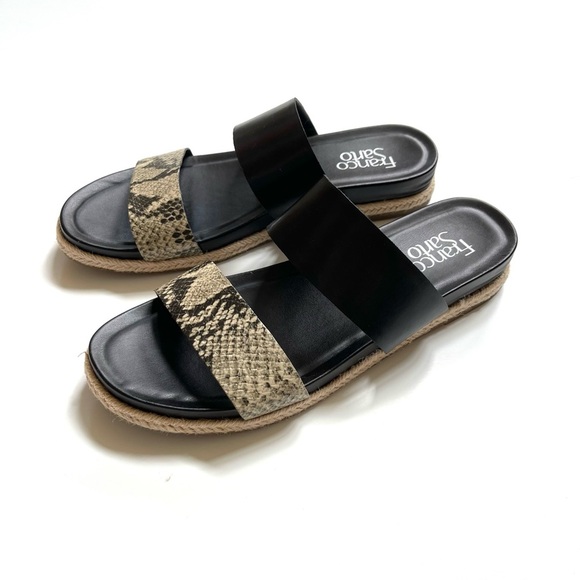 Franco Sarto Babs slide sandals snakeskin - Picture 4 of 10